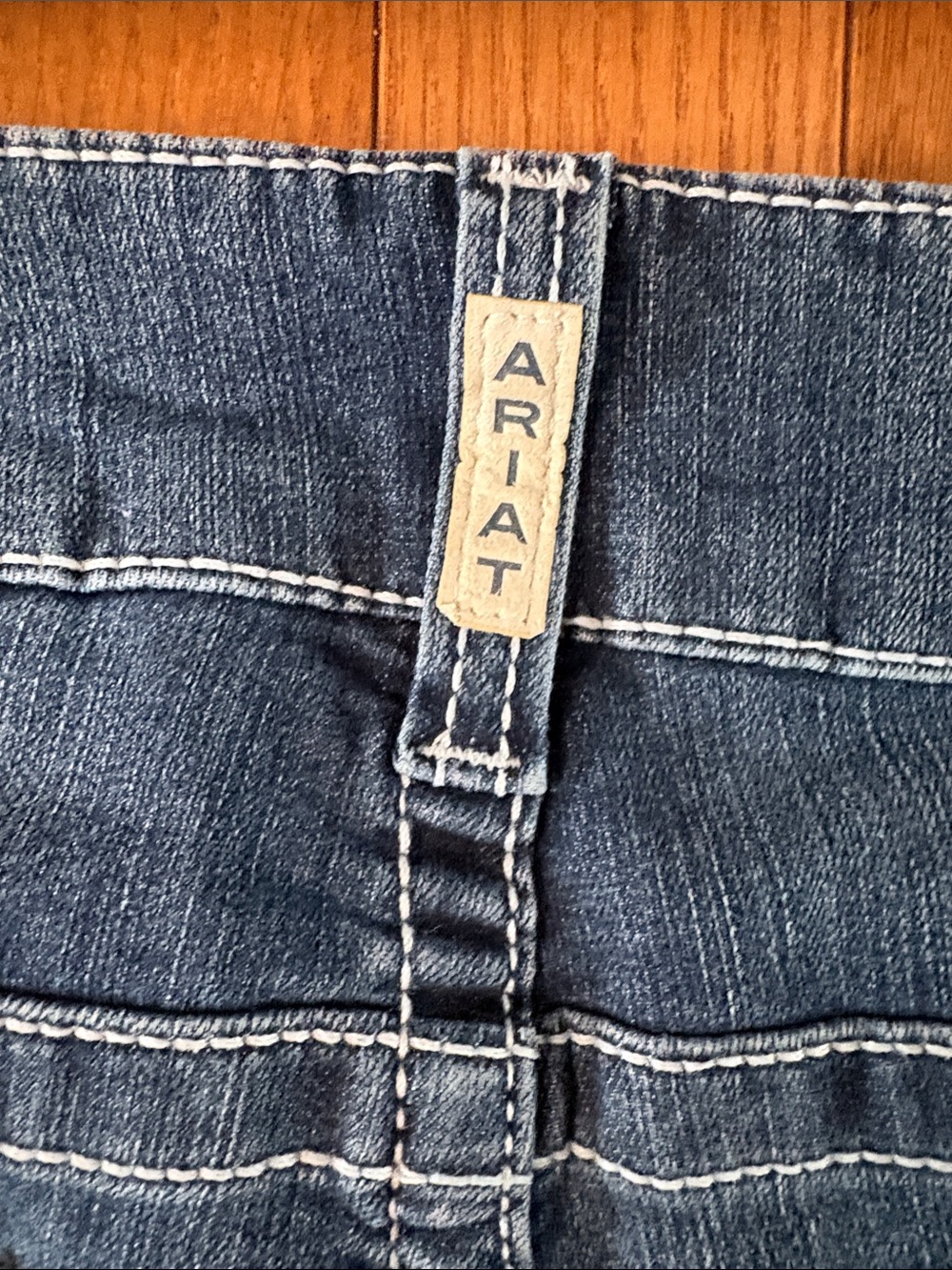 Ariat R.E.A.L. Denim Jeans Women’s 33L Bootcut Mid Rise Dark Wash Western - Picture 7 of 9